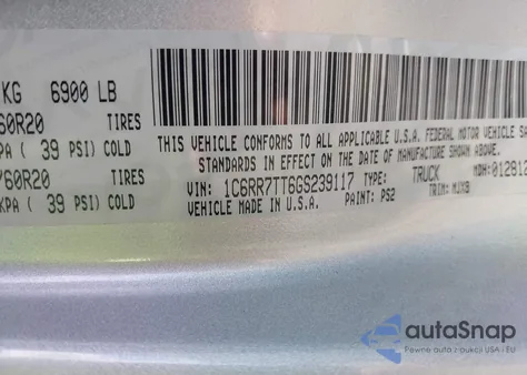 2016 Ram 1500 Big Horn from USA, damaged, VIN 1C6RR7TT6GS239117